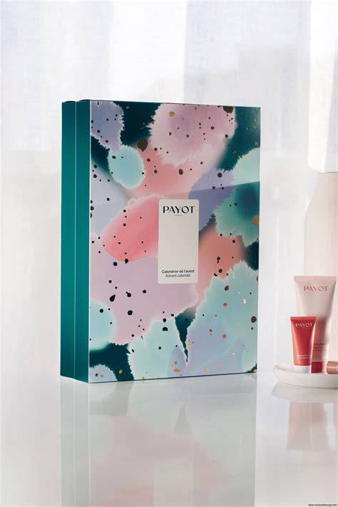 Produits Payot dans un calendrier de l'Avent festif