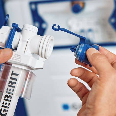 schema d’installation robinet Geberit Type 383