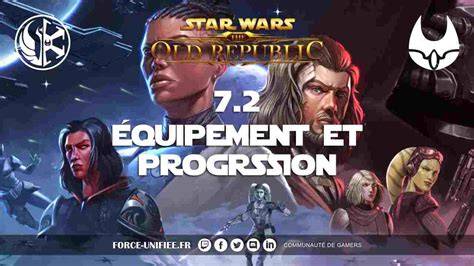 strategie progression SWTOR niveaux et équipement