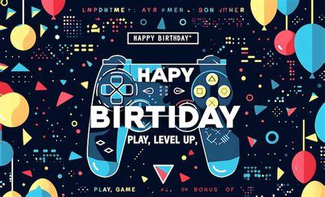 Affiche anniversaire PlayStation rétro