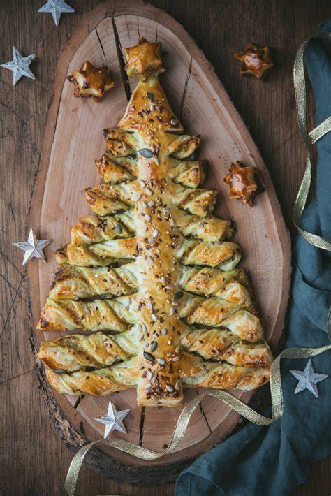 sapin feuilleté apéritif planche garniture