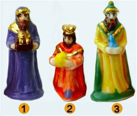 Fèves brillantes Les Rois Mages Flo 2003