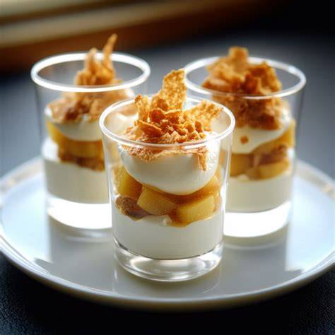 pommes caramélisées et garniture fromage