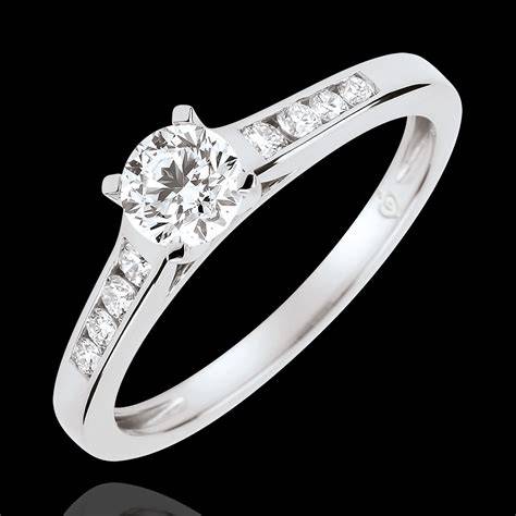 or blanc 750 diamant bague fiançailles infographie