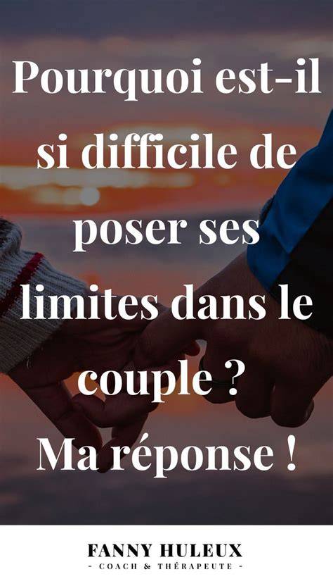 Infographie des limites claires dans le couple