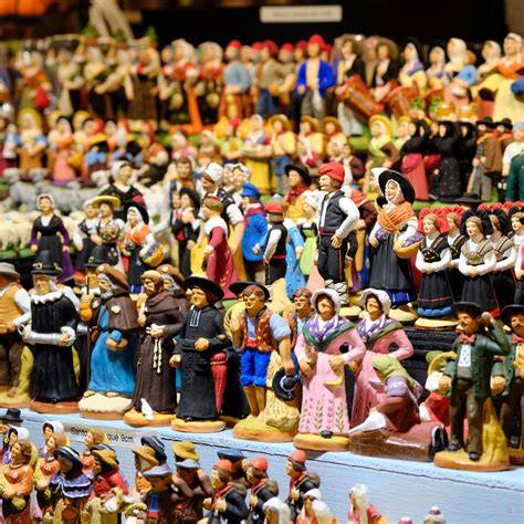 etals marché santons paysans