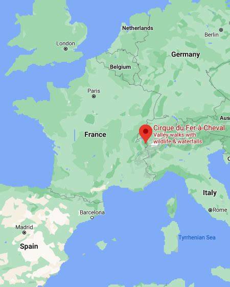 carte localisation Cirque du Fer-à-Cheval