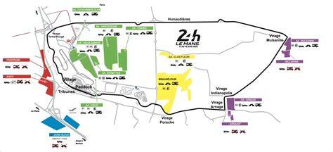 carte du parcours et zones de spectateurs