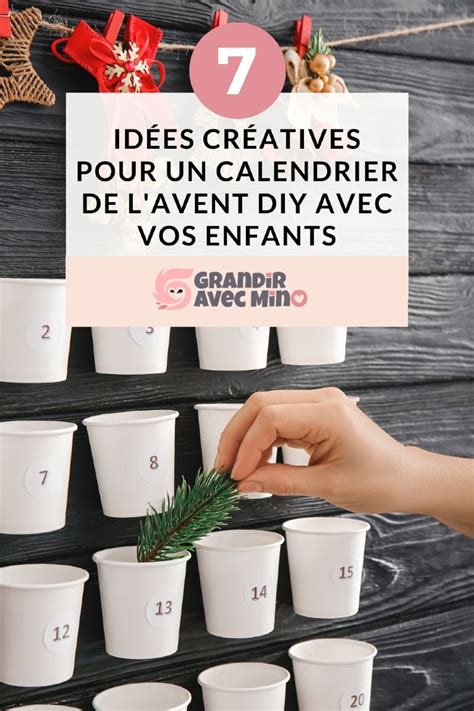 calendrier advent bébé diy idées images