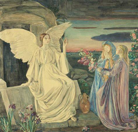 femmes au tombeau et ange
