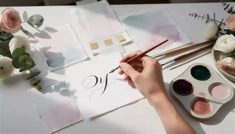 Idées papier et techniques calligraphie