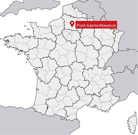 carte de localisation Pont-Sainte-Maxence