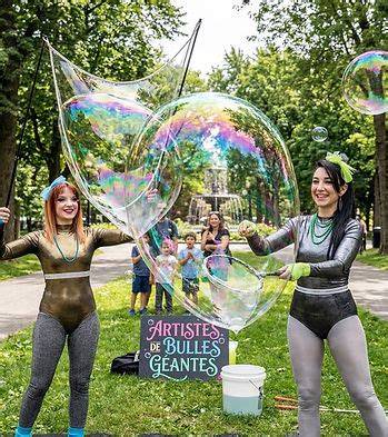 bulles géantes animation fête