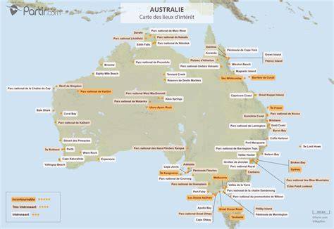 illustration cartes des jours fériés australie par territoire