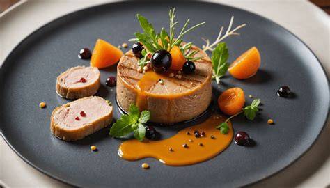 assiette gastronomique et ambiance de réception