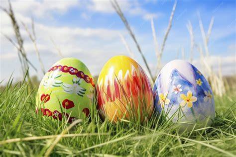 oeufs de Pâques et art culinaire