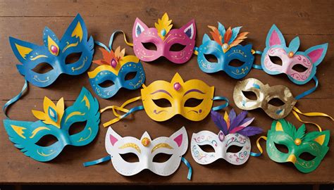 masques carnaval enfants idées faciles