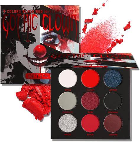 palette noir rouge vampire halloween