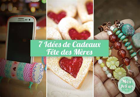 infographie sur les idées de cadeaux pour fête des mères