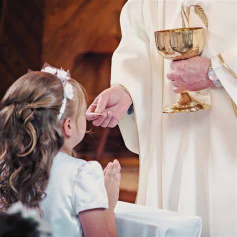 Schéma des étapes de la première communion