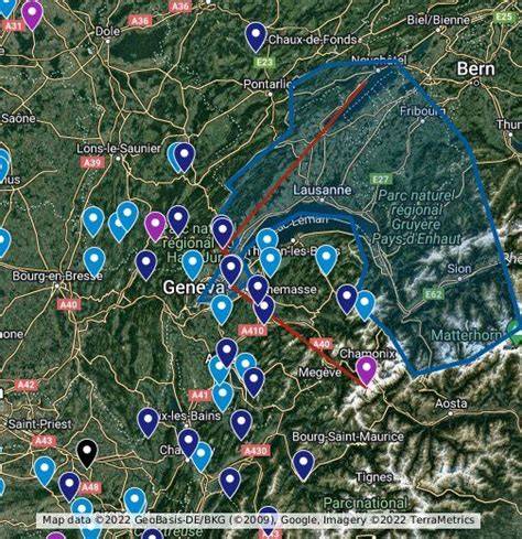 Carte des lieux et accès routier