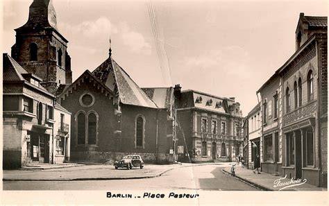 Carte ancienne route de Nœux Barlin