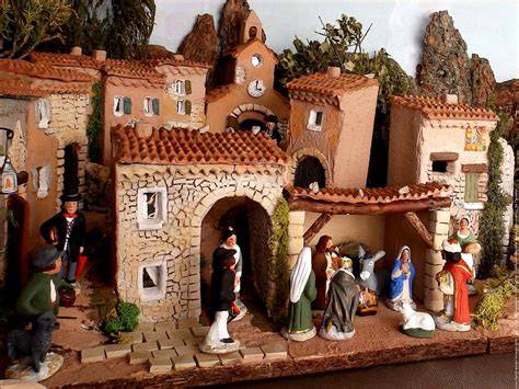 crèche provençale et santons traditionnels