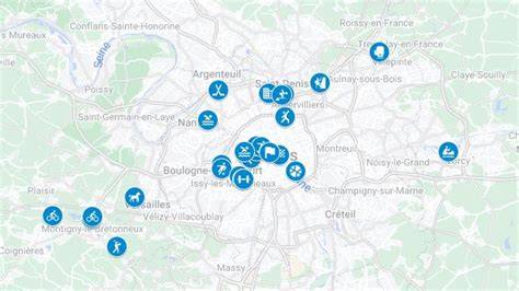 Carte des lieux des mariages et parcours des couples