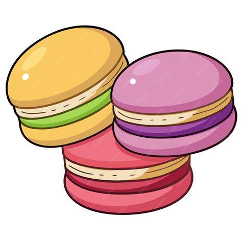 présentoirs macarons illustration montage