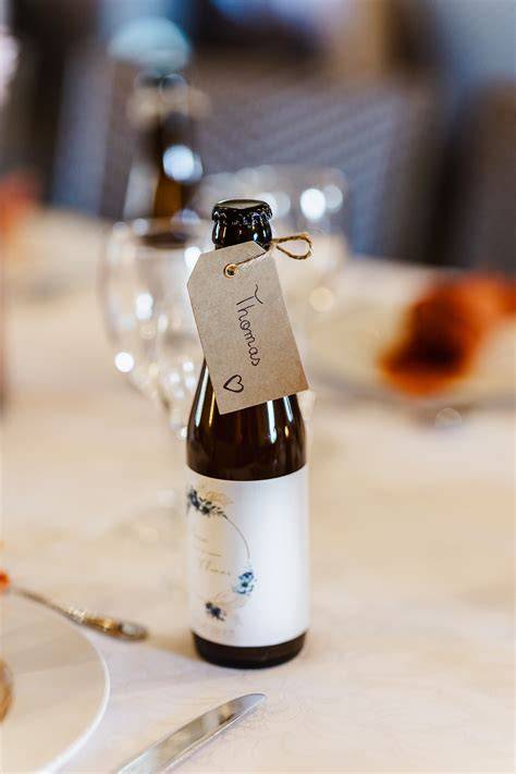 Personnalisation étiquettes mariage