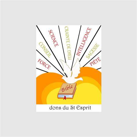 illustration des sept dons de l'Esprit Saint