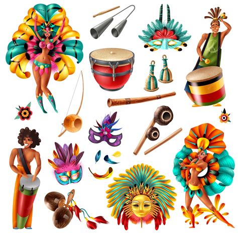 image instruments carnaval brésilien