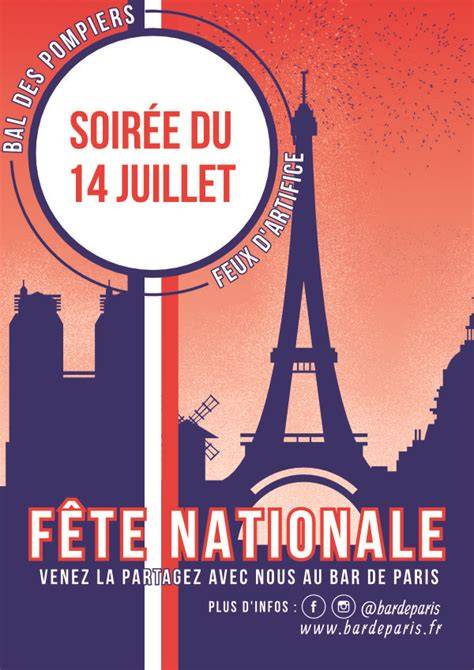 affiche concert Paris 14 juillet