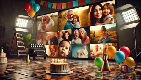 Carte virtuelle pour anniversaire (explications et idées visuelles)