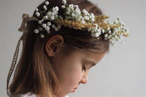 couronne de fleurs pour communion