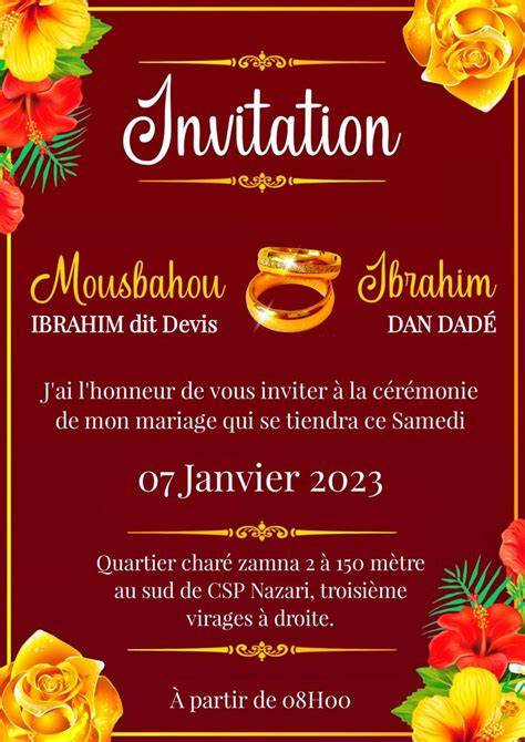 Cartes d'invitation thématiques et layouts assortis
