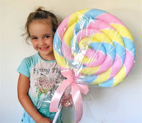 ballons sucette géantes candy pastel