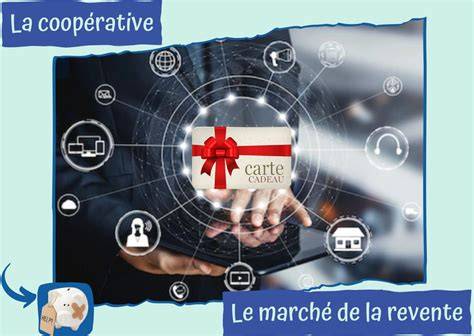 Schéma flux de revente cartes cadeaux