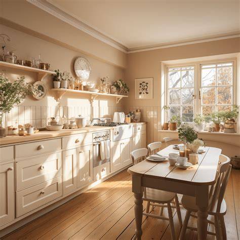 cuisine chaleureuse auberge decor