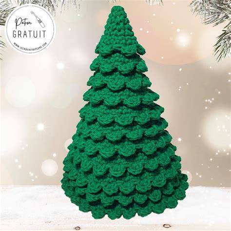 exemples sapins crochet déco