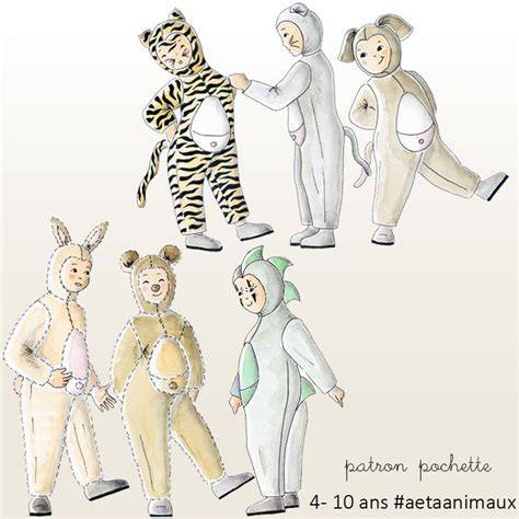 patrons déguisements enfants inspiration