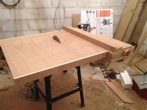 plan traîneau et rails sous table