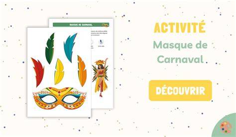 infographie masques carnaval CE2