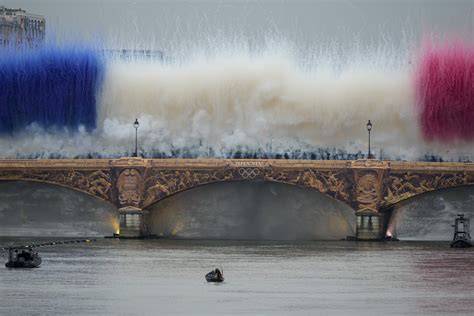cérémonie ouverture Paris pluie Seine infographie