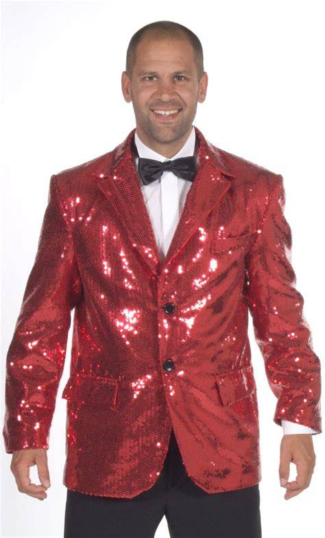 veste Beat It rouge paillettes démonstration costume