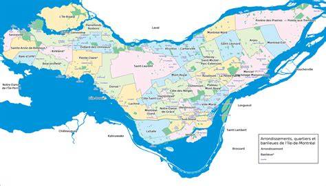 carte des attractions hantées autour de Montréal