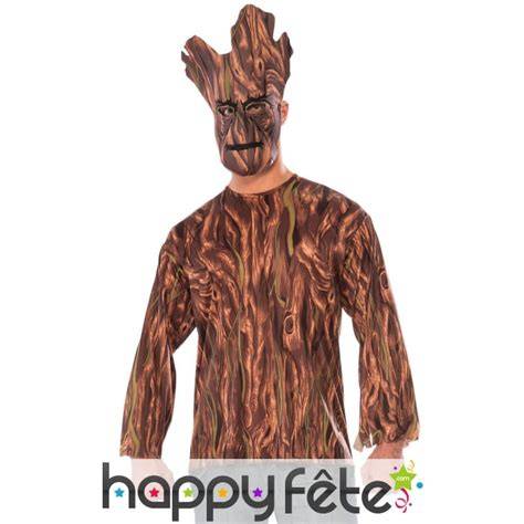 masque et t-shirt Groot pour homme - visuel tree-like