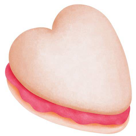 illustration montage macaron cœur