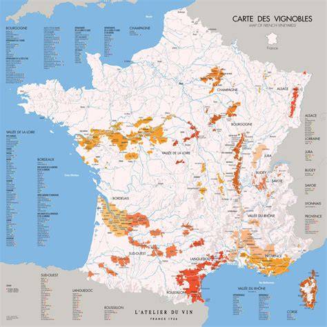 Carte des vignobles et circuits œnologiques en Seine-Maritime