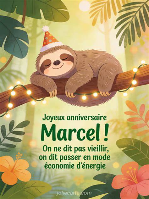 Carte virtuelle humour Marcel